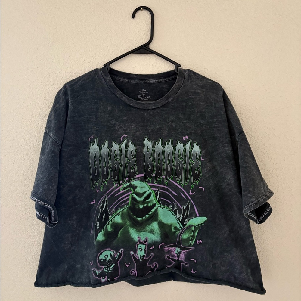 Disney The Nightmare Before Christmas Oogie Boogie Graphic Cropped Tee